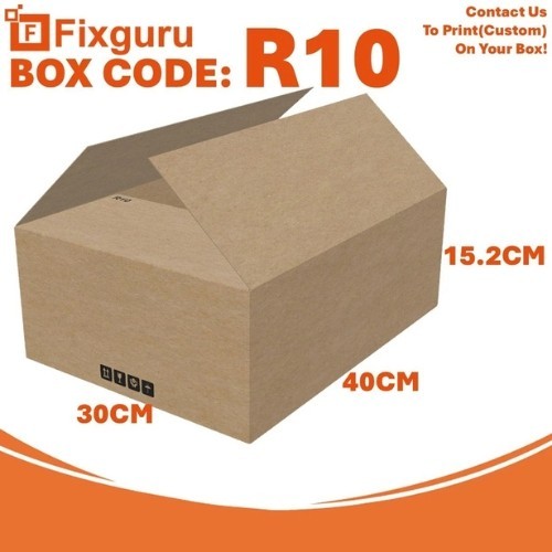 Kotak Karton Sederhana (A Flute RSC Box) R10