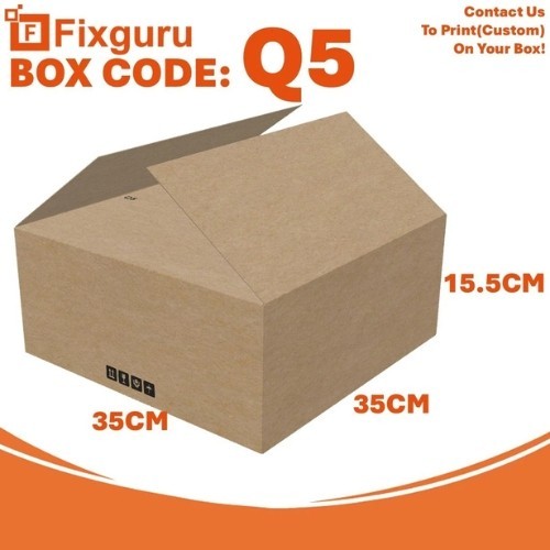 Kotak Karton Sederhana (A Flute RSC Box) Q5