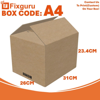 Kotak Karton Sederhana (A Flute RSC Box) A4