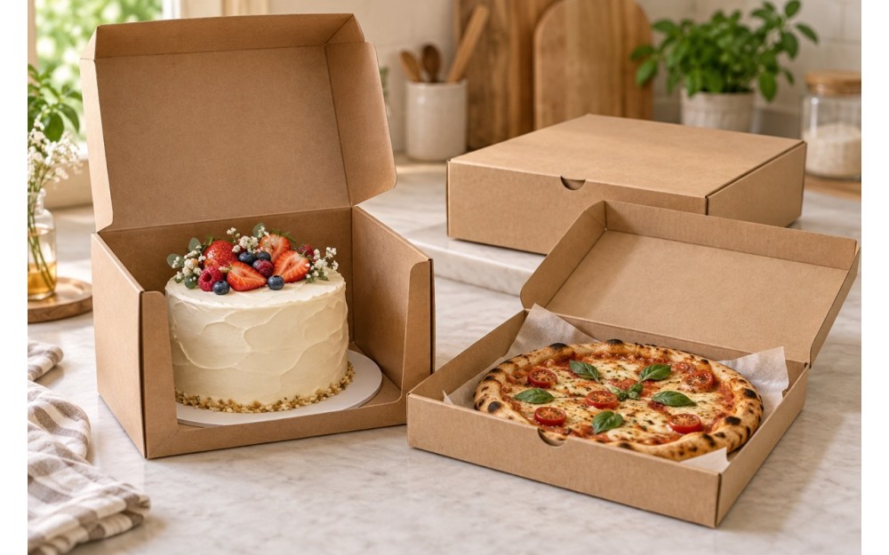 Kotak Kek & Kotak Pizza: Cara Pilih Saiz Yang Betul Untuk Bisnes Bakeri Dari Rumah
